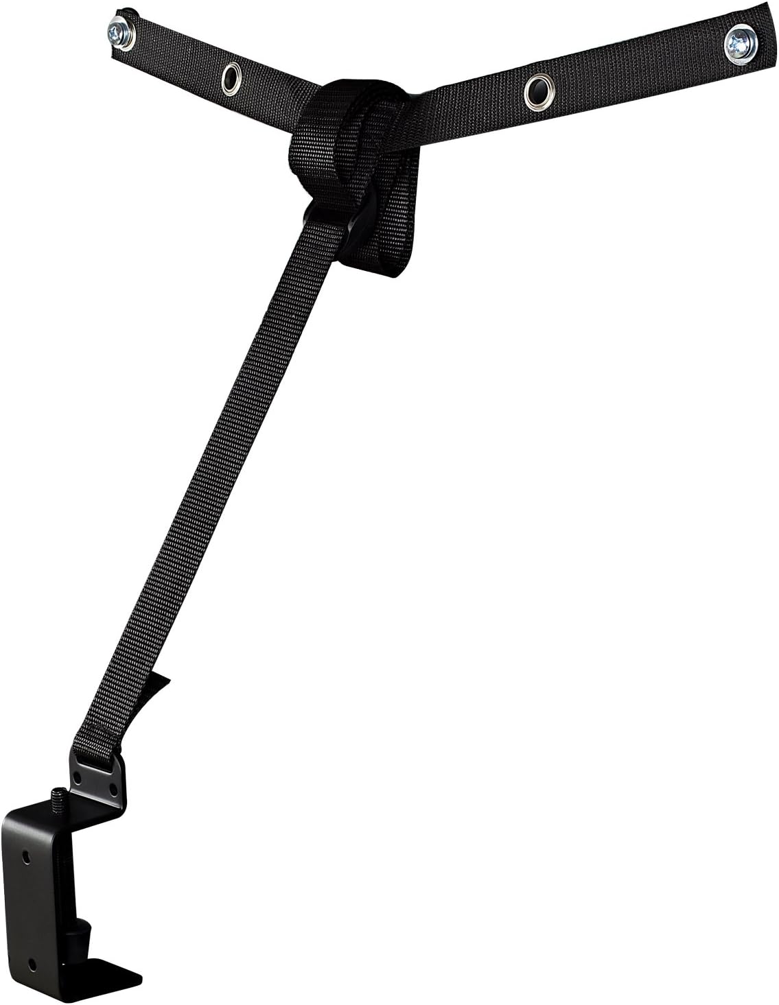 Mount It! TV Safety Straps For Child and Baby Proofing, Anti Tip Prevention and Earthquake Protection, Heavy Duty Metal Connectors, Secures to TV Stand and Walls, Black by Mount-It!