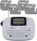 Brother PT-M95 P-Touch Monochrome Label Maker Bundle (4 Label Tapes Included),White by Brother