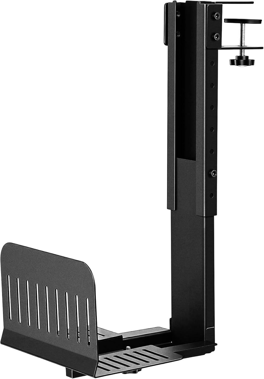 Hicarer Under Desk PC Mount Clamp on PC Tower Stand Adjustable No Drilling by Hicarer