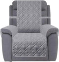 Ameritex Waterproof Nonslip Recliner Cover Stay in Place, Dog Chair Cover Furniture Protector, Ideal Recliner Slipcovers for Pets and Kids (Light Grey, 30'') by Ameritex
