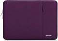 MOSISO Laptop Case 13 inch, Laptop Sleeve Bag with Pocket | Compatible with MacBook Neo A3404 2026/Air/Pro 13 M5/M4/M3/M2/M1 2026-2016, Polyester Vertical Computer Bag, Magenta Purple by MOSISO