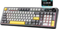AJAZZ AK980 Wireless Keyboard with Smart Display & Knob,98% Mechanical Keyboard Tri-Mode BT/2.4G/USB-C, Hot Swappable, PBT Keycaps, with RGB Light for Win & Mac(Black,Murad Switch) by MIKIBY