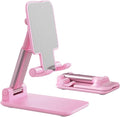 Phone Stand for Desk, Cell Phone Holder Cute Smart Cellphone Stand Foldable Stands Compatible with Under 8" Devices, Office Accessories, Sakura Pink by OGMAPLE