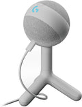 Logitech G Yeti Orb Condenser RGB Gaming Microphone - Off White | LIGHTSYNC, USB Mic for Streaming, Cardioid, USB Plug and Play for PC/Mac by Unknown