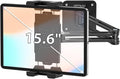 Tablet Wall Mount Holder for iPad, 4.7-15.6" | 360° Rotation Adjustable, Aluminum Extendable Arm, iPad mini/Air/Pro/Galaxy Tab/Kindle, Kitchen Home Office by Urmust