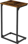 AMHANCIBLE Couch Side Table for Sofa, 26.37" Tall C Shaped End Table by AMHANCIBLE