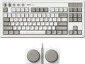 8Bitdo Retro Mechanical Keyboard for Windows & Android, M Edition | Bluetooth, 2.4G and Wired, 87-Key Layout, Kailh Box White Switch V2, Hot-Swappable PCB, Programmable Super Buttons by 8BitDo