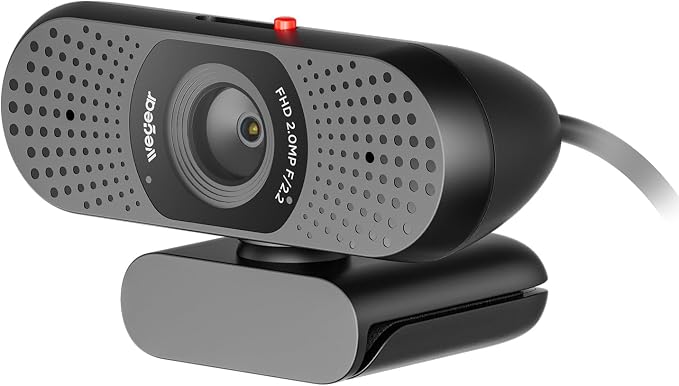 wegear Full HD 1080p Webcam for PC, Laptop & Desktop, Built-in Dual Microphones, Privacy Cover, 85°FOV, Fixed Focus, Plug & Play USB-A Computer Camera for Zoom, Teams, FaceTime, Google Meet, Streaming - Image 9