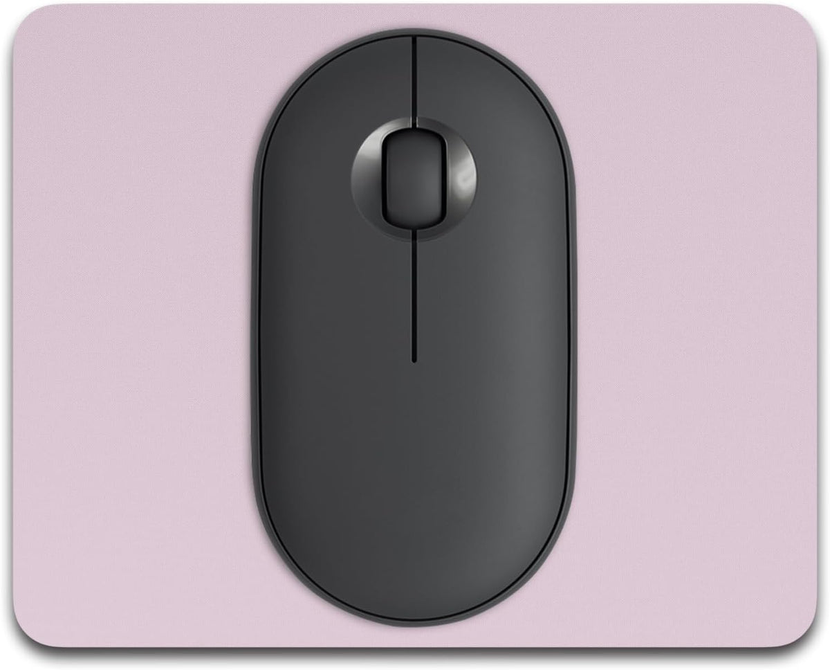 Small Mouse Pad, 5 x 6 Inch Thick Rubber Premium-Textured Non-Slip Portable & Washable Mini Mouse Mat for Women Men Wireless Laptops Keyboard Tray Gaming Work Travel,Dark Pink by Dapesuom