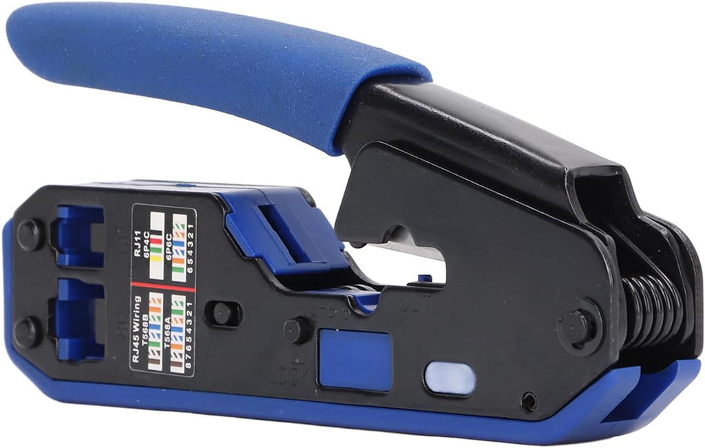 RJ45 Crimping Tool Kit, Alloy Steel 8P8C Jack Ethernet Crimper - Image 5