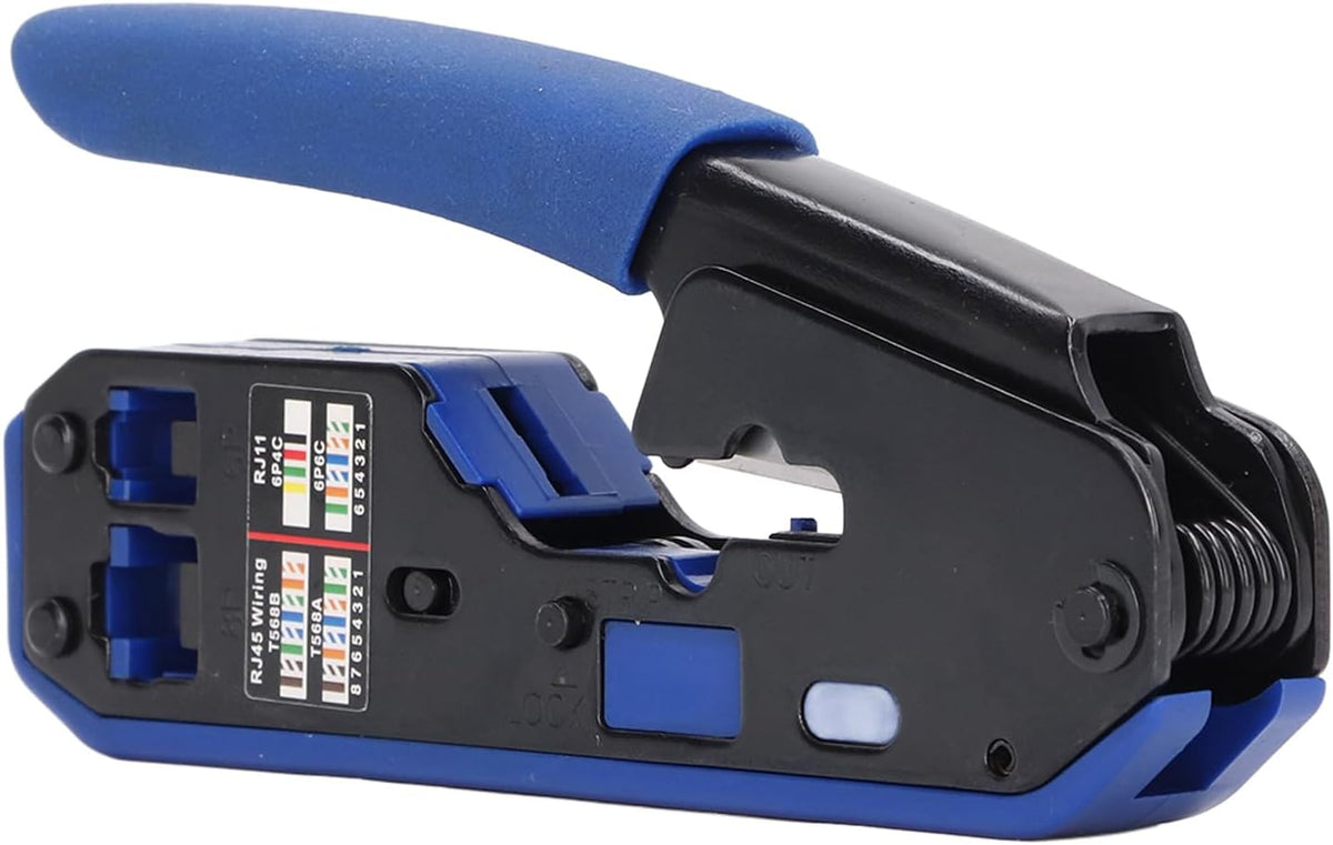 RJ45 Crimping Tool Kit, Alloy Steel 8P8C Jack Ethernet Crimper - Image 5