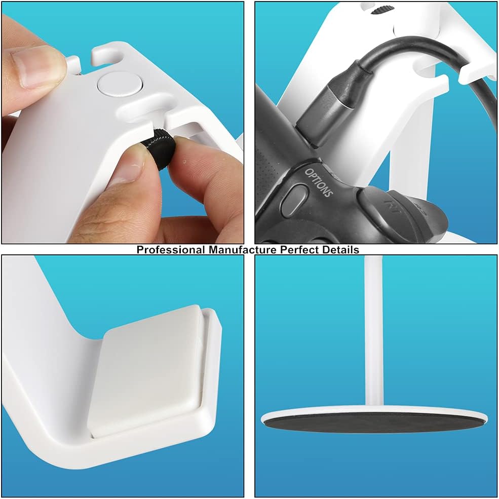 Controller Holder White, Headset Holder,Great 3 Tier Controller Headphone Organizer for All Headsets Xbox ONE 360 Switch PS4 PS5 (Elegant White) - Image 6