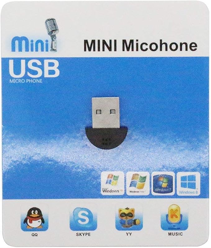 Mini USB Microphone for Chat & Skype, Desktop/Laptop PC Mic (Mini Mic) - Image 7