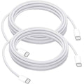10FT Long USB C to USB C Cable Compatible for iPhone 17/16/15, 17 16 15 Pro Max, Plus, 16E, 17Air Carplay Charger Cord, AirPods 4, AirPods Pro (2nd/3rd Gen) Woven Car Charging Charger Cord 2pack by Abysssea