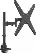 VIVO Ultra Wide Monitor and TV Desk Mount for up to 55 inch Screens, Single Television Stand with Articulating Arm, Holds up to 44 lbs, Max VESA 400x400mm, Black, STAND-V155D by Unknown