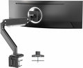 VIVO Premium Aluminum Heavy Duty Monitor Arm with 3.0 USB Ports, Fits Ultrawide Monitors up to 49 inches and 33 lbs, Single Desk Mount Stand, Pneumatic Height, Max VESA 100x100, Black, STAND-V101G1U by Unknown