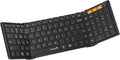 ProtoArc XK01 Full-Size Foldable Bluetooth Keyboard for Travel, Black | 105 keys, number pad, 0.65in keycaps, 3-device Bluetooth 5.1 switching, USB-C charging, for laptop tablet phone by ProtoArc