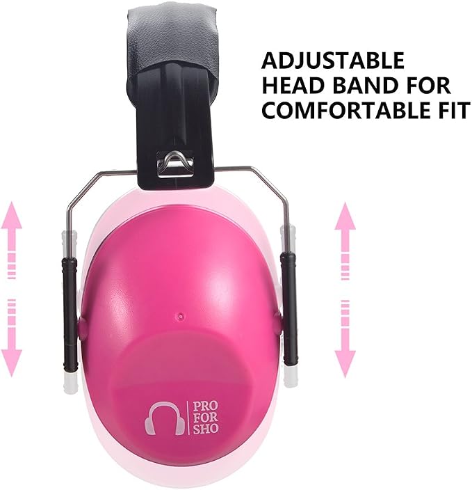 Pro For Sho 34dB NRR Hearing Protection Ear Muffs – Highest NRR Compact Design Ear Protection for Loud Events & Sensory Use - Image 3