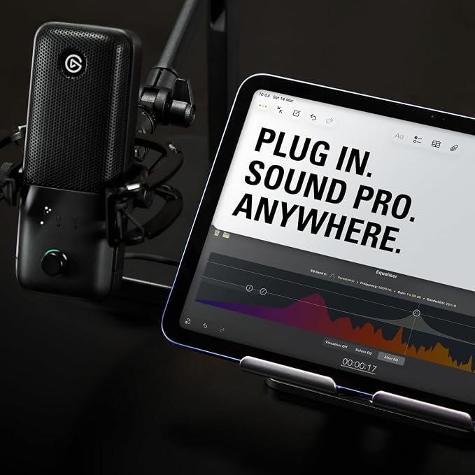 Elgato Wave:3 MK.2 USB Condenser Microphone, DSP Effects | Clipguard 2.0 protection, Auto Gain calibration, Onboard voice enhancer, compressor, EQ, Multifunction dial, USB-C - Image 11