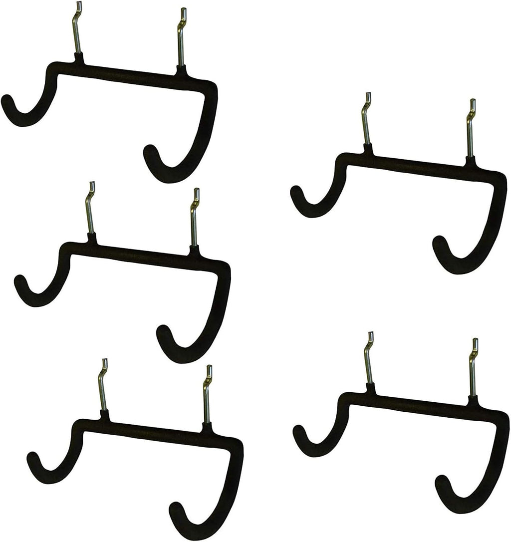 5PCS Pegboard Drill Holder with Double Hooks and Accessories Bag for Power Tools by Menecor