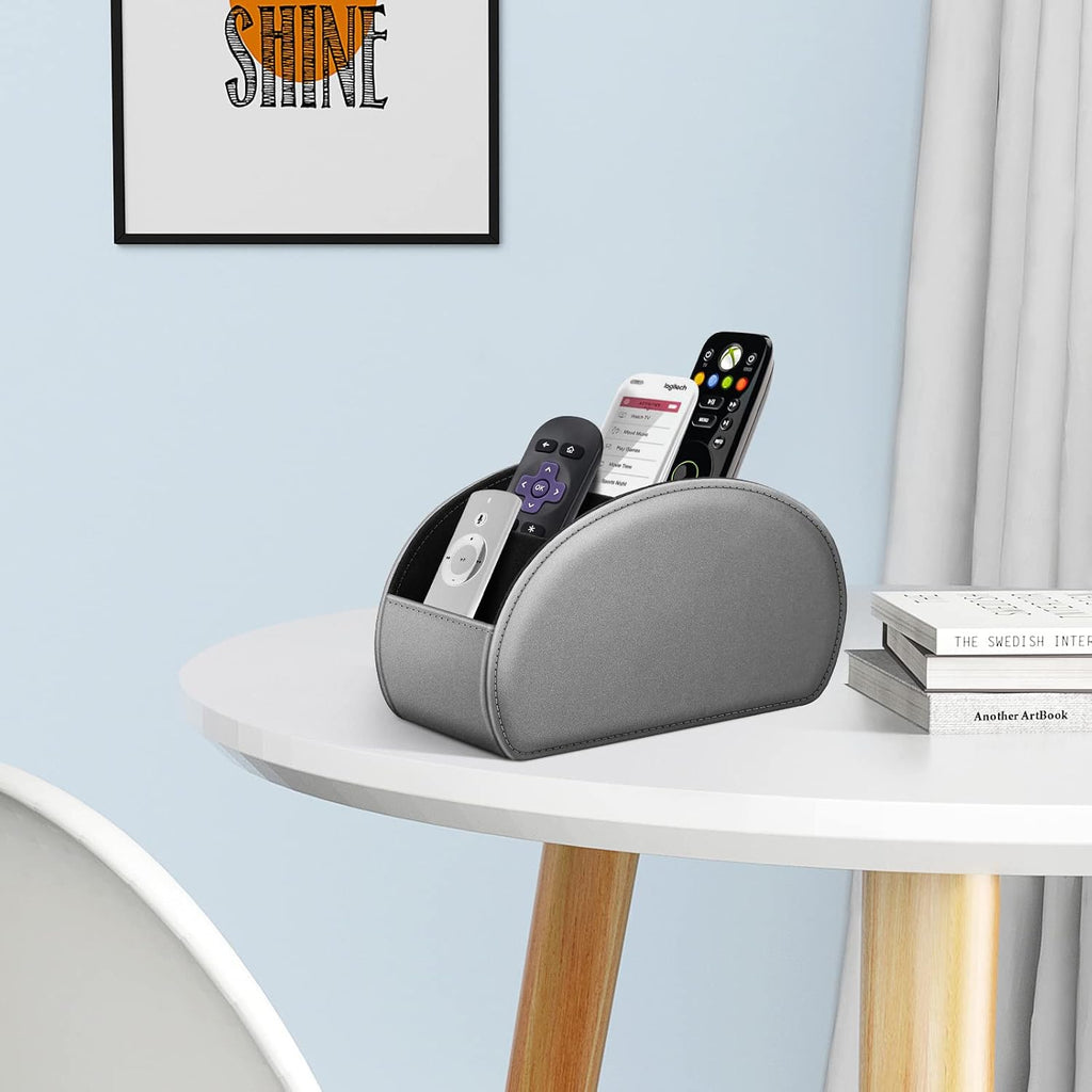 FINTIE Remote Control Holder with 13 Compartments Vegan Leather - Image 3