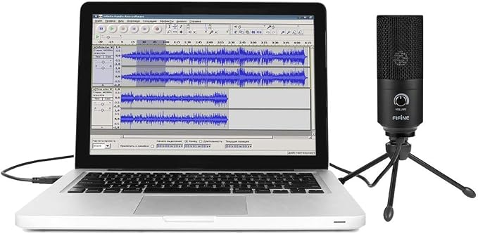 FIFINE K669B USB Microphone, Condenser Recording Mic for Vocals, Meeting | Metal Cardioid Laptop Mic for MAC OS, Windows, Voice Overs, Streaming, Online Meeting and YouTube Videos - Image 4