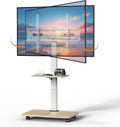 Rolling TV Stand with Wheels for 32-75 Inch TVs by BEISHI