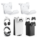 KUNSLUCK 2 Pack Controller Wall Mount for PS5, Xbox, Switch Controller, Wall Mount Stand for Controller&Headset, Adhesive/Screws Installation (White) by KUNSLUCK