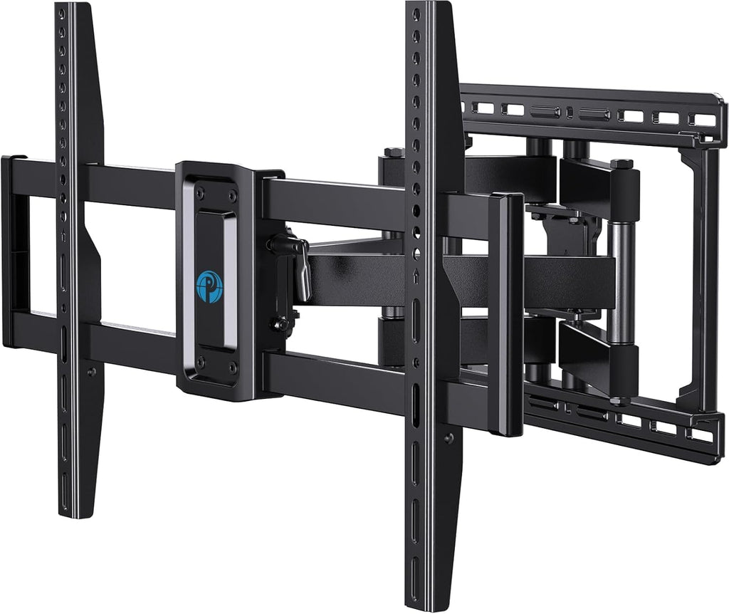 Pipishell Full Motion TV Wall Mount for 37-75 inch Flat/Curved TVs up to 100lbs, Wall Mount TV Bracket Swivel and Tilt, TV Mount Fits 8/12/16" Wood Studs, Max VESA 600x400mm, PILF3 by Pipishell