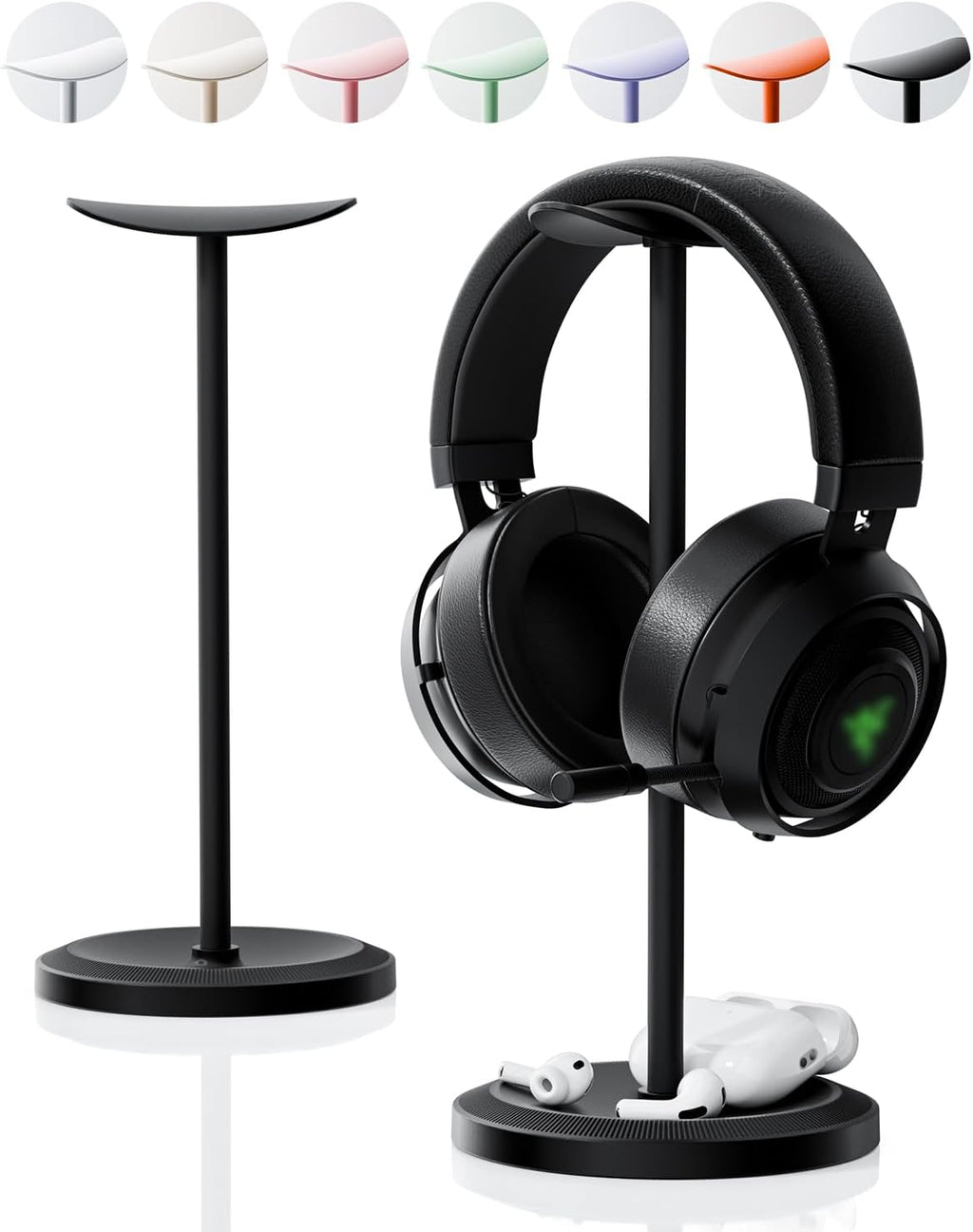 Headphone Stand, Desktop Headset Holder, Black by Tiiletzote