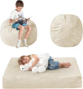 Bean Bag Chairs for Kids- Small Bean Bag Convertible Floor Sofa by ILPEOD
