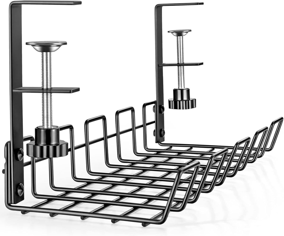 Under Desk Cable Management Tray L 14.9'' W 5.9'' by WILLIZTER