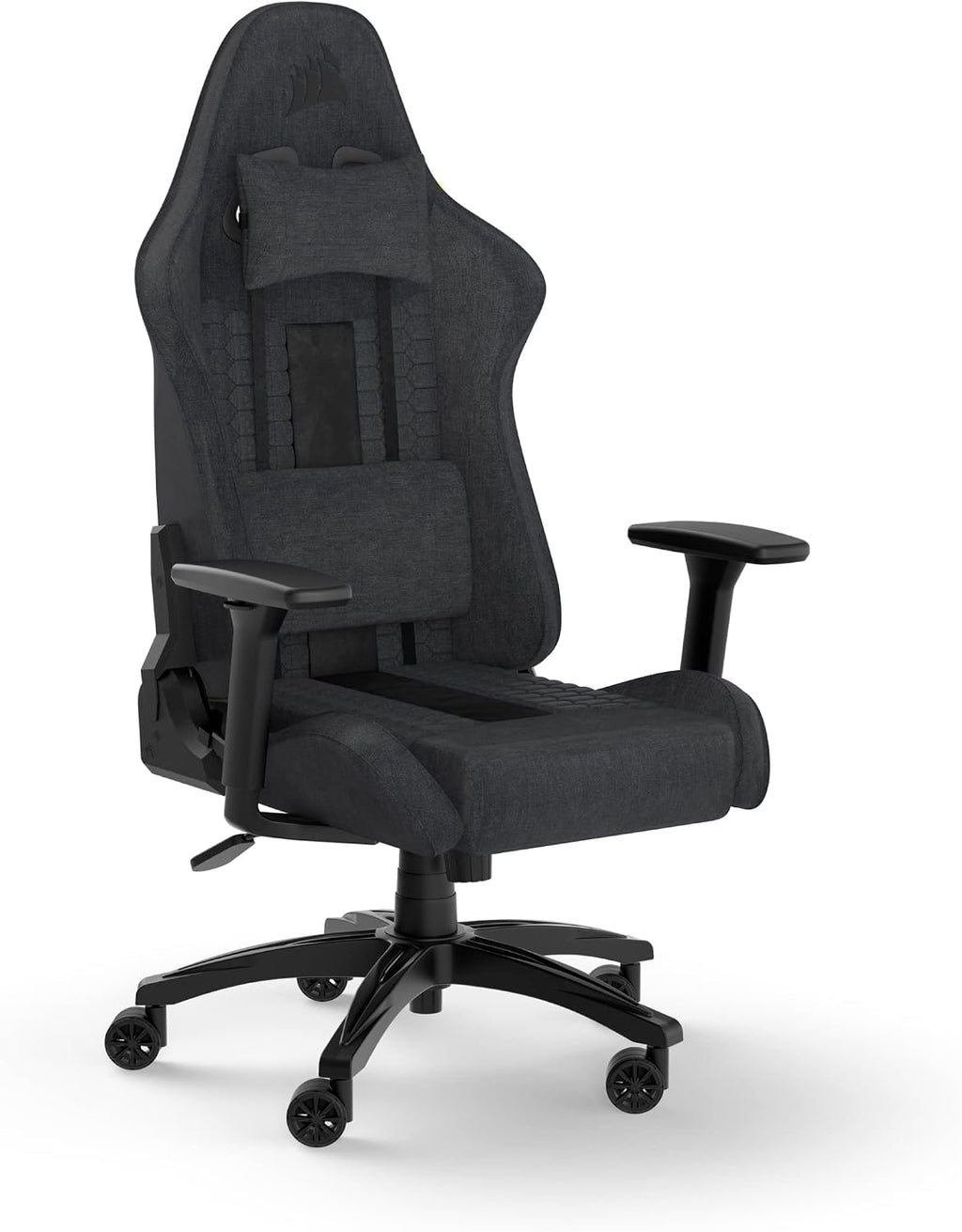 Corsair TC100 Relaxed Fabric Gaming Chair – Gray and Black by Corsair
