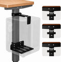 Under Desk PC Mount, Clamp-On CPU Holder for Standing Desk Leg by Generic
