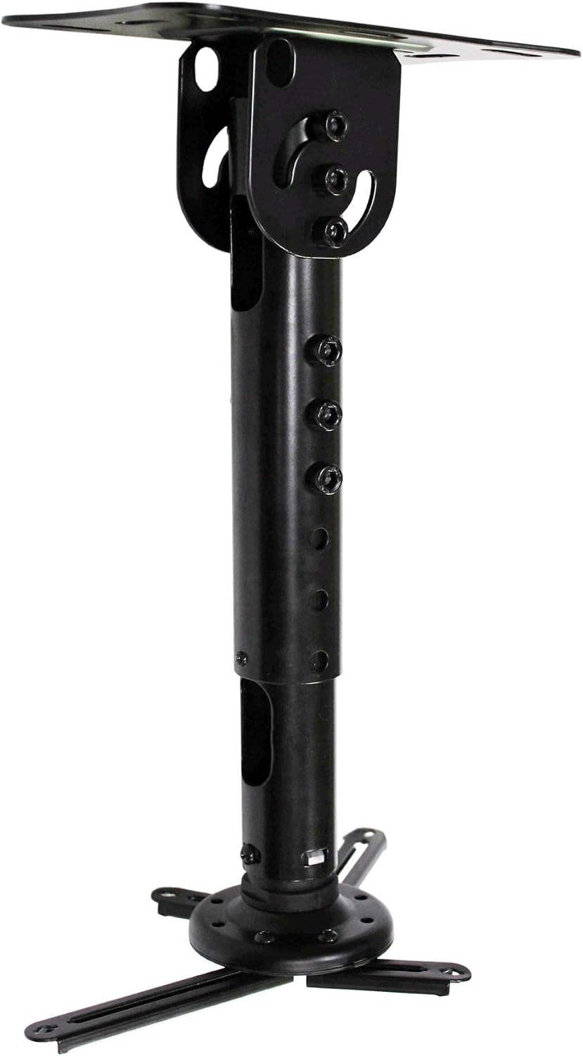 Kanto P301 Universal Projector Mount for Sloped Ceilings - 15" - 18" Extension - Black by Kanto
