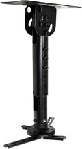 Kanto P301 Universal Projector Mount for Sloped Ceilings - 15" - 18" Extension - Black by Kanto