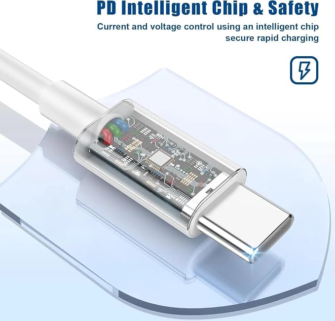 240W USB C to C Charging Cable 6ft, Type C to C Fast Charger Cord Long for Apple iPhone 17 Pro Max/17 Pro/16 Pro/16/15/Macbook Pro/Macbook Air/iPad Pro/Air/Laptop/Samsung Galaxy S25 S24 S23 Ultra/Plus - Image 3