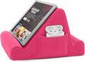 Brookstone Tablet Lap Cushion - Tablet/Phone/Ebook Holder for Bed, Flights, and Travel, Memory Foam Lap Desk for Reading and Hands Free Viewing, Compatible iPad and Kindle Accessories, Pink by Unknown