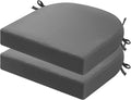 idee-home Outdoor Chair Cushions Set of 2, 19 x 19 Outdoor Seat Cushions | Patio Chair Cushions for Outdoor Furniture Waterproof with Ties, Outdoor Seat Cushion, Patio Chair Pads Dining Chair by idee-home