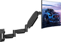 MOUNT PRO Monitor Wall Mount for 13 to 32 inch Computer Screen, Extra Long Adjustable Single Wall Mount Monitor Arm, Full Motion Vesa Wall Bracket 100x100, Hold up to 17.6lbs, Black by MOUNTPRO