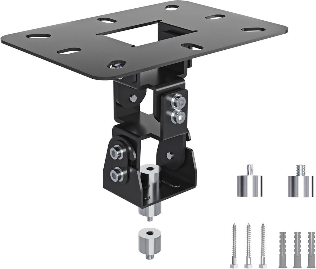 Mini Projector Ceiling Mount Stand Adjustable Wall Mount Hanger Bracket for Mini Projector with 2 Free Adapters, Black PR14MINIB by XINLEI