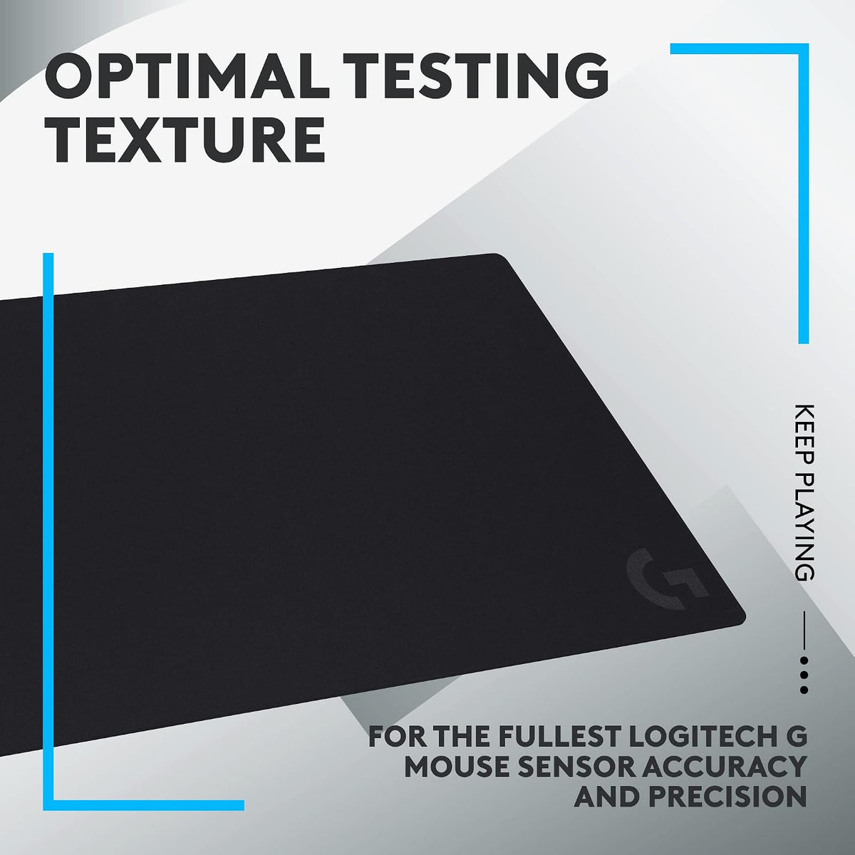 Logitech G840 XL Cloth Gaming Mouse Pad (900x400x3) - Black - Image 5