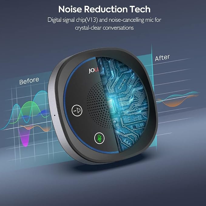 USB Speakerphone, Omnidirectional Computer Speaker with Microphone,Plug and Plays Portable Speaker with Microphone for Holding Meetings Anywhere with Immersive Sound - Image 5