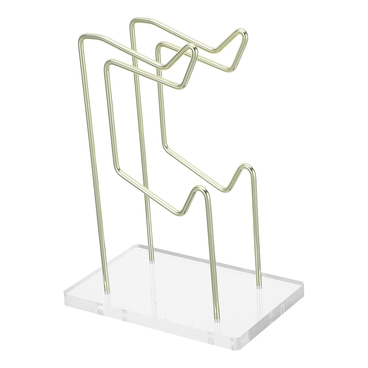 Acrylic Game Controller Holder Stand with Iron Base for Gamer Desk Display by Hemoton