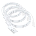 AHDFWI Carplay Cable Cord Compatible with iPhone 16 17 USB A to USB C Cable for 17E 16E 17 Air/17 16 15 Pro Max ，Plus, Pro 12.9/11, 10th Gen, Air 5th/ 4th,Mini 6th Charger Car Charging Cable White by AHDFWI