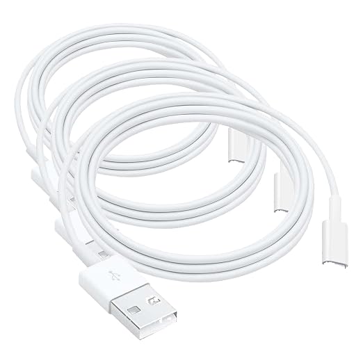 AHDFWI Carplay Cable Cord Compatible with iPhone 16 17 USB A to USB C Cable for 17E 16E 17 Air/17 16 15 Pro Max ，Plus, Pro 12.9/11, 10th Gen, Air 5th/ 4th,Mini 6th Charger Car Charging Cable White by AHDFWI