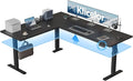 Klicelor L Shaped Standing Desk 75 x 61 Inch, Electric Height Adjustable Corner Desk for Home Office Workstation, Ergonomic Sit Stand Computer Table with Memory Controller, Black by Unknown