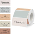 Starboling 2x1 Thermal Labels,Address Barcode Self-Adhesive Thermal Printer Stickers for Logo Design,Name/Price Tag,Address（Beige Gradient） by starboling