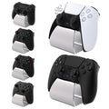playvital 2 Pack Stand-AL Controller Stand for ps5, for ps4, Aluminium Metal Display Gamepad Holder for Xbox Series X/S, Xbox One, Switch 2 Pro, Universal Desktop Controller Supporter, Silver by playvital