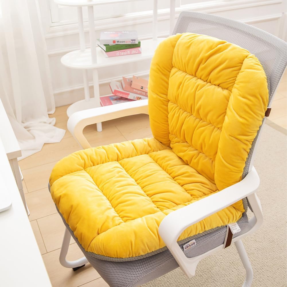 Desk Chair Cushion Office Chair Cushion Seat Cushion with Back Support Integrated Pad with Fixed Band for Sedentary Individuals by UEncounter